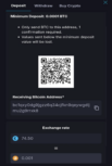 deposit crypto